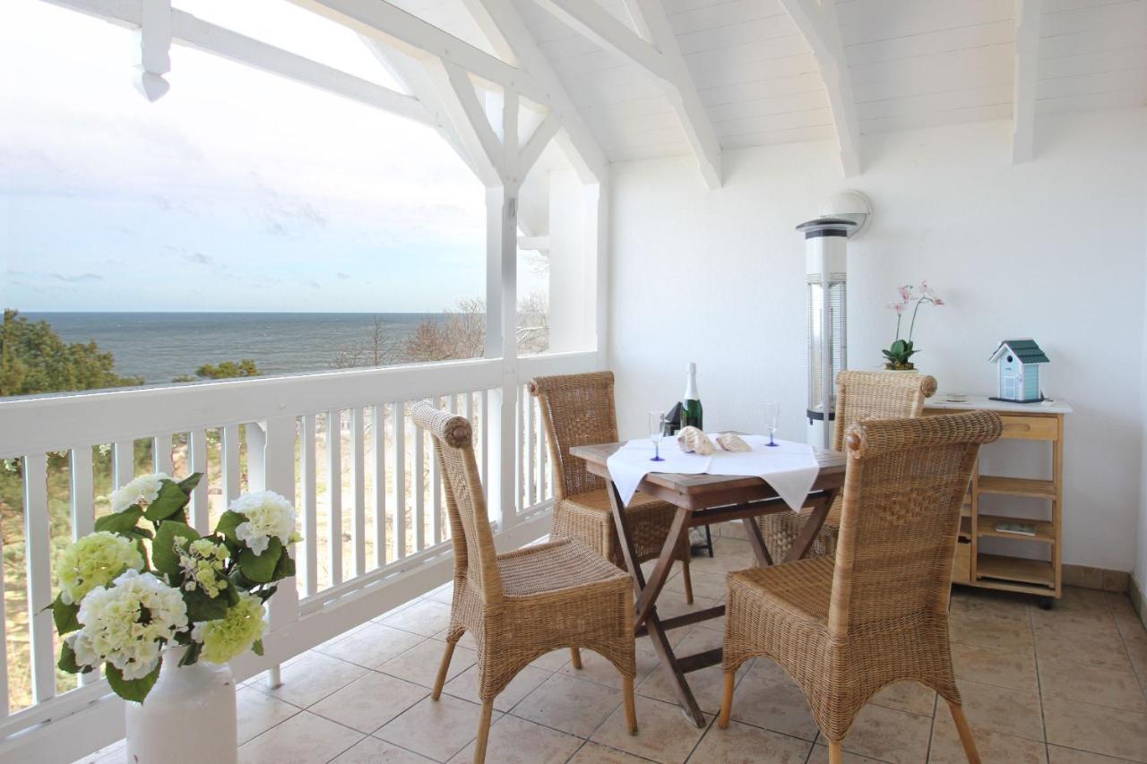 Aparthotel Ostsee Fewo 36 Balkon, Meerblick, Strand Binz Exterior foto